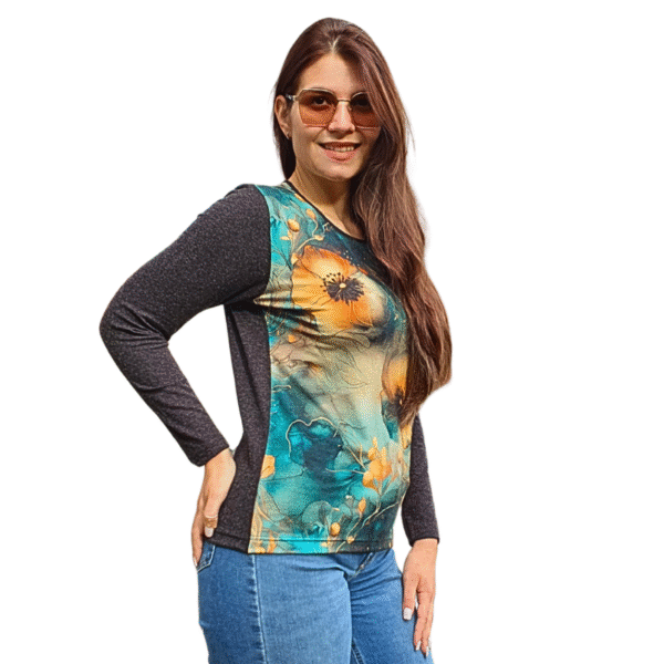 Блуза АНЕЛИЯ ангора, десен 