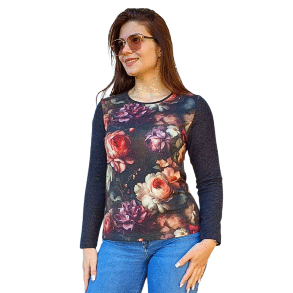 Блуза АНЕЛИЯ ангора, десен 