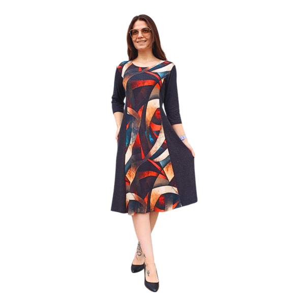 Рокля до коляното модел 