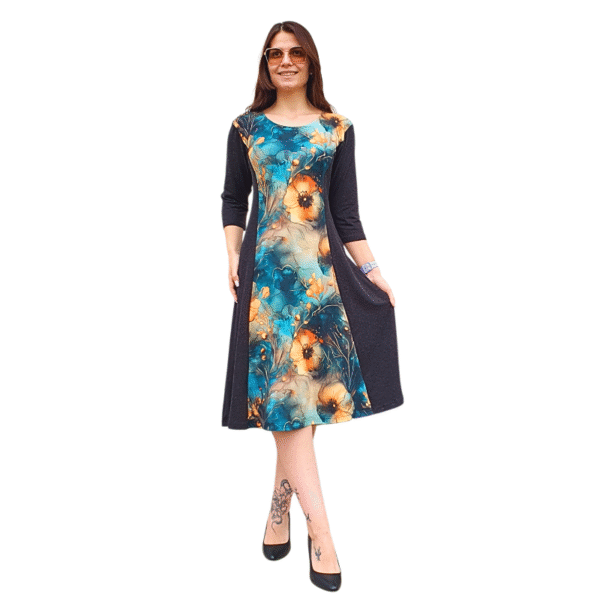 Рокля до коляното модел 