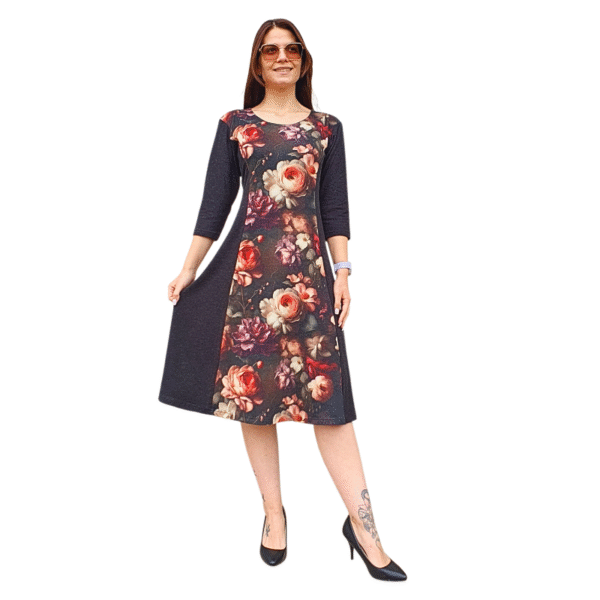 Рокля до коляното модел 