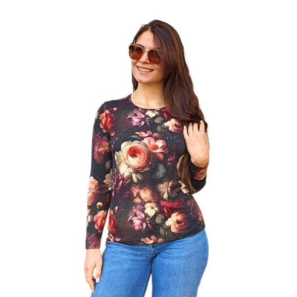 Блуза АНЕЛИЯ ангора, десен