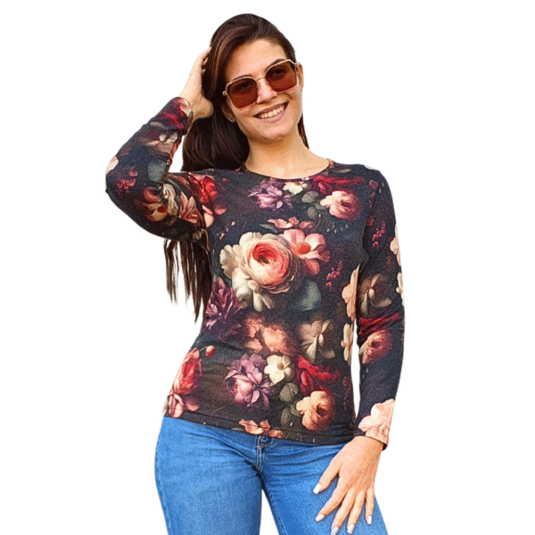 Блуза АНЕЛИЯ ангора, десен