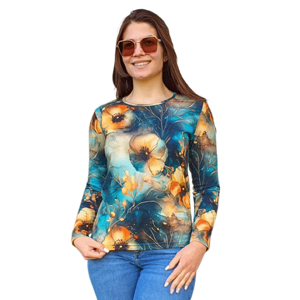 Блуза АНЕЛИЯ ангора, десен 