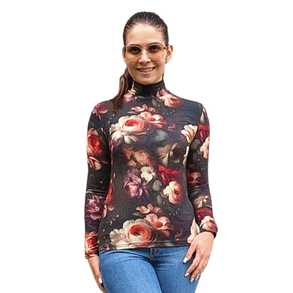 Вталено полу поло АНГОРА, десен РЕНЕСАНС - код 8260