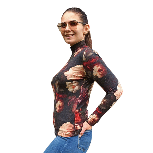 Вталено полу поло АНГОРА, десен РЕНЕСАНС - код 8260