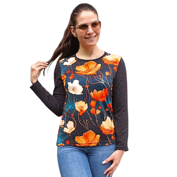 Блуза АНЕЛИЯ ангора, десен 