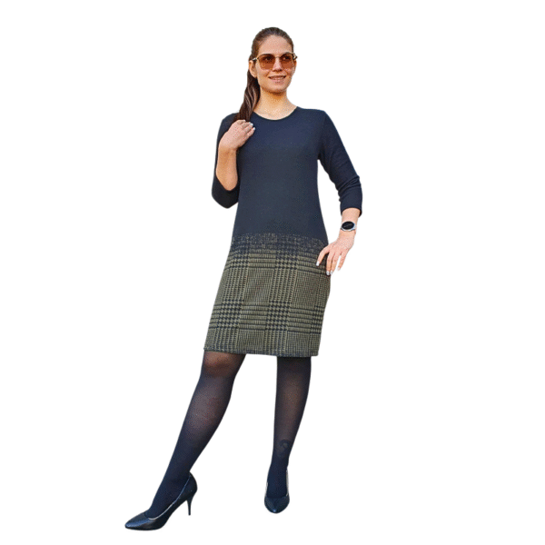 Рокля жакард модел АНИТА - код 8278