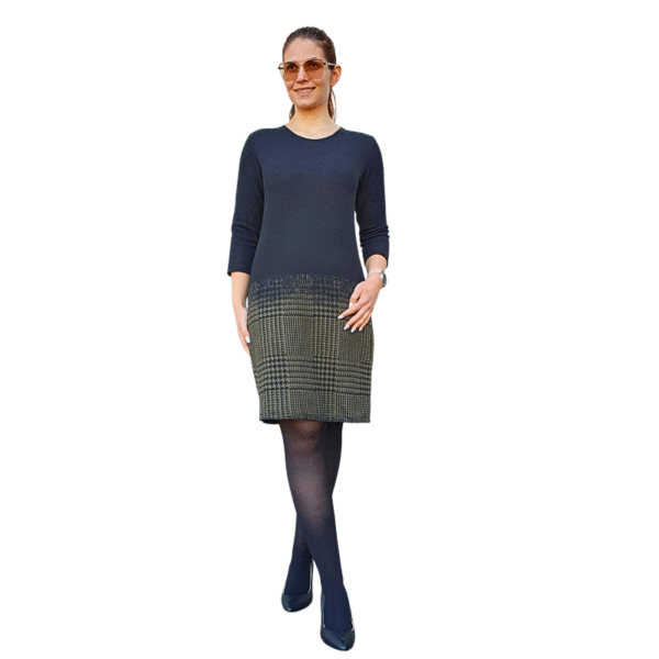 Рокля жакард модел АНИТА - код 8278