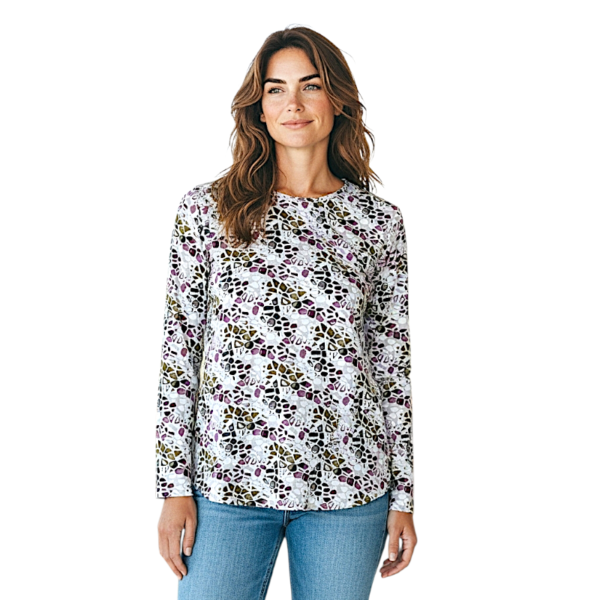 Блуза АНЕЛИЯ дълъг ръкав, код- 8307