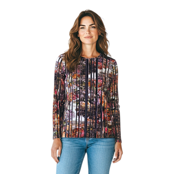 Блуза АНЕЛИЯ дълъг ръкав, код- 8304