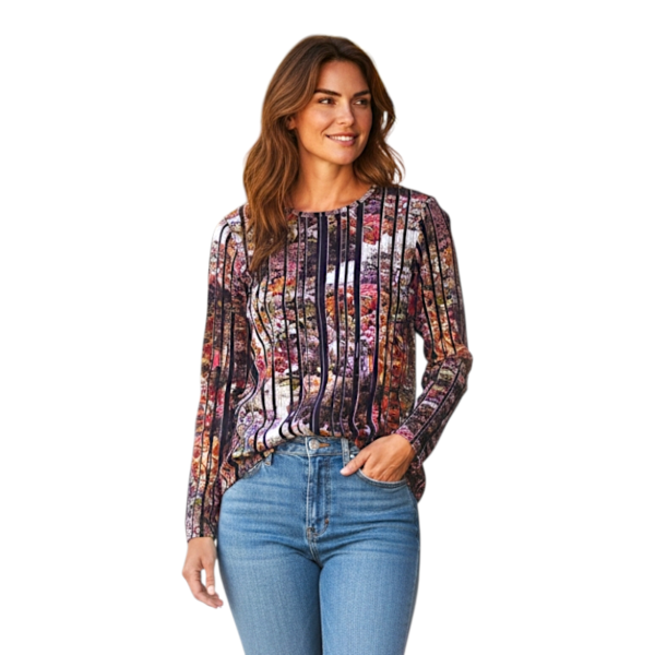 Блуза АНЕЛИЯ дълъг ръкав, код- 8304