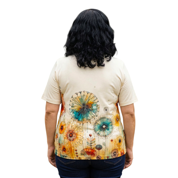 Модел АНЕЛИЯ  къс ръкав, десен 