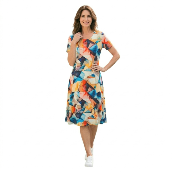 Рокля до коляното модел КАТЯ, десен 